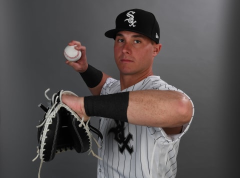 GLENDALE, ARIZONA – FEBRUARY 20: James McCann #33 of the Chicago White Sox poses during MLB Photo Day on February 20, 2020 in Glendale, Arizona. (Photo by Norm Hall/Getty Images)