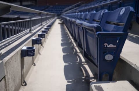 A general view of the stadium seats (Photo by Mitchell Leff/Getty Images)