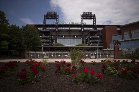 PHILADELPHIA, PA – JULY 03: A general exterior view of Citizens Bank Park during the summer workouts on July 3, 2020 in Philadelphia, Pennsylvania. Phillies (Photo by Mitchell Leff/Getty Images)