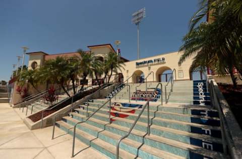 A view of Spectrum Field, spring training home of the Philadelphia Phillies (Photo by Mike Ehrmann/Getty Images)