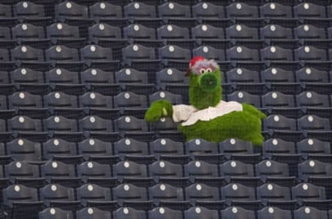 Phillie Phanatic (Photo by Mitchell Leff/Getty Images)