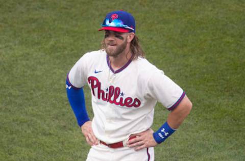 Bryce Harper Philadelphia Phillies (Photo by Mitchell Leff/Getty Images)