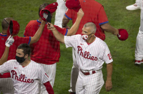 Manager Joe Girardi #25 of the Philadelphia Phillies (Photo by Mitchell Leff/Getty Images)