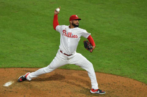 Deolis Guerra #57 of the Philadelphia Phillies (Photo by Drew Hallowell/Getty Images)