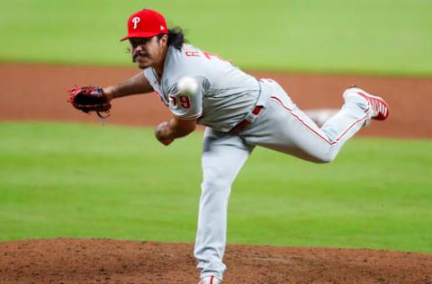 JoJo Romero #79 of the Philadelphia Phillies (Photo by Todd Kirkland/Getty Images)