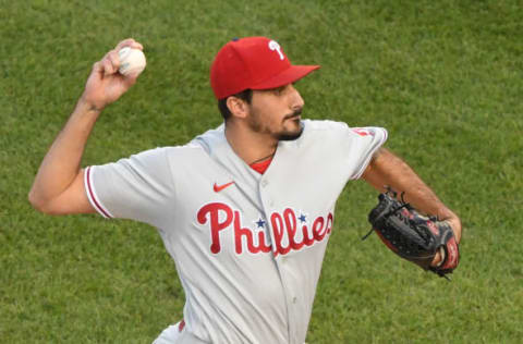 Zach Eflin #56 of the Philadelphia Phillies (Photo by Mitchell Layton/Getty Images)