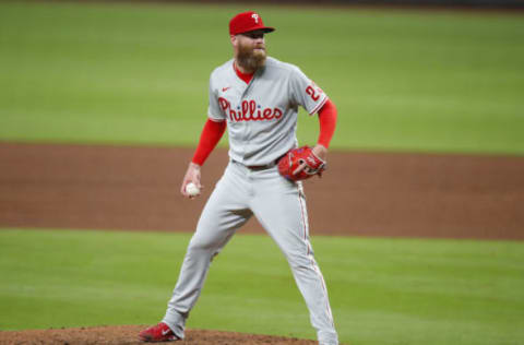 Archie Bradley #23 of the Philadelphia Phillies (Photo by Todd Kirkland/Getty Images)