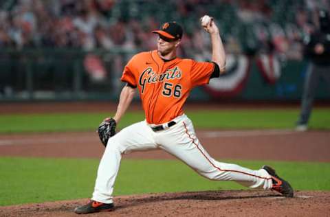 Tony Watson #56 of the San Francisco Giants (Photo by Thearon W. Henderson/Getty Images)