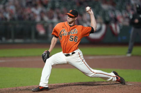 Tony Watson #56 of the San Francisco Giants (Photo by Thearon W. Henderson/Getty Images)