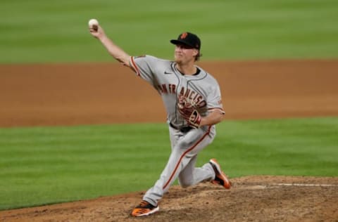 Trevor Gott #58 of the San Francisco Giants (Photo by Matthew Stockman/Getty Images)