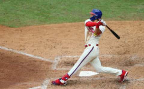 PHILADELPHIA, PA – AUGUST 16: Alec Bohm #28 of the Philadelphia Phillies in action against the New York Mets during an MLB baseball game at Citizens Bank Park on August 16, 2020 in Philadelphia, Pennsylvania. (Photo by Rich Schultz/Getty Images)