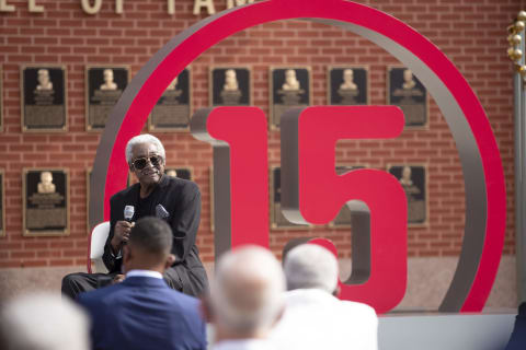 Late Philadelphia Phillies legend Dick Allen (Photo by Mitchell Leff/Getty Images)