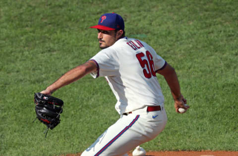 Zach Eflin #56 of the Philadelphia Phillies (Photo by Hunter Martin/Getty Images)