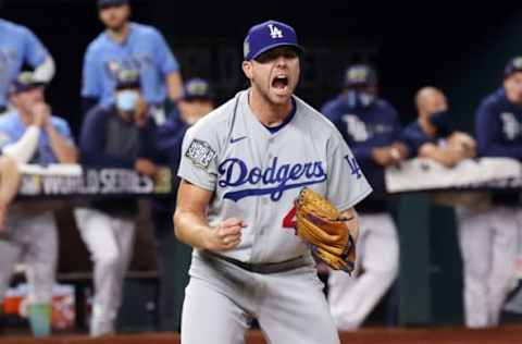 Blake Treinen #49 of the Los Angeles Dodgers (Photo by Rob Carr/Getty Images)