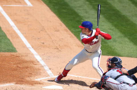 Adam Haseley #40 of the Philadelphia Phillies (Photo by Rich Schultz/Getty Images)