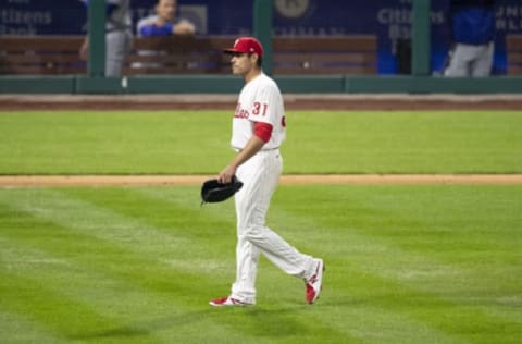 Matt Moore #31 of the Philadelphia Phillies (Photo by Mitchell Leff/Getty Images)