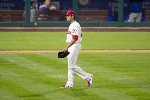 Matt Moore #31 of the Philadelphia Phillies (Photo by Mitchell Leff/Getty Images)