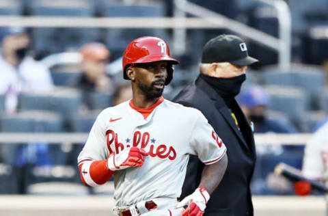 Andrew McCutchen #22 of the Philadelphia Phillies (Photo by Elsa/Getty Images)