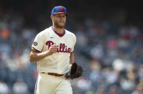 Zack Wheeler #45 of the Philadelphia Phillies Photo by Mitchell Leff/Getty Images)