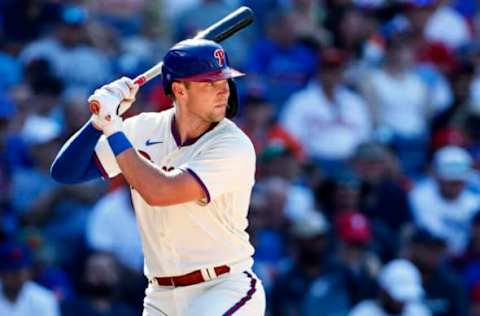 Rhys Hoskins #17 of the Philadelphia Phillies (Photo by Rich Schultz/Getty Images)