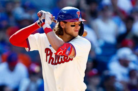 Alec Bohm #28 of the Philadelphia Phillies (Photo by Rich Schultz/Getty Images)