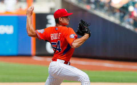 NEW YORK, NY – JULY 14: (NEW YORK DAILIES OUT) Jesse Biddle of the United States in action against the World Team during the SiriusXM All-Star Futures Game on July 14, 2013 at Citi Field in the Flushing neighborhood of the Queens borough of New York City. The United States defeated the World Team 4-2. (Photo by Jim McIsaac/Getty Images)