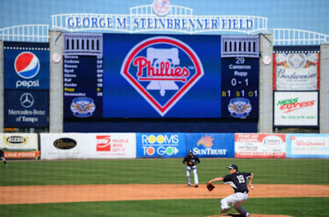 Masahiro Tanaka #19 of the New York Yankees (Photo by Masterpress/Getty Images)