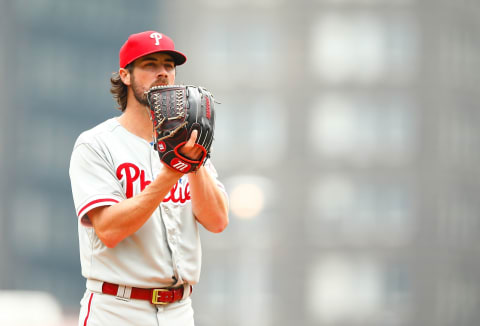 PITTSBURGH, PA – JUNE 14: Cole Hamels #35 of the Philadelphia Phillies pitches against the Pittsburgh Pirates during the game at PNC Park on June 14, 2015 in Pittsburgh, Pennsylvania. (Photo by Jared Wickerham/Getty Images)