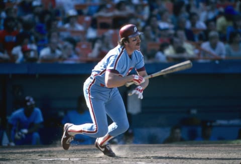 Mike Schmidt, Philadelphia Phillies (Photo by Focus on Sport/Getty Images)