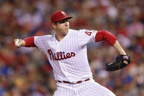 PHILADELPHIA, PA – JULY 16: Jerad Eickhoff #48 of the Philadelphia Phillies throws a pitch in the seventh inning during a game against the New York Mets at Citizens Bank Park on July 16, 2016 in Philadelphia, Pennsylvania. The Phillies won 4-2. (Photo by Hunter Martin/Getty Images)