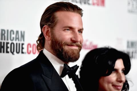 BEVERLY HILLS, CA – OCTOBER 14: Actor Bradley Cooper (L) and Warner Bros. Pictures President of Worldwide Marketing and Distribution Sue Kroll attend the 30th Annual American Cinematheque Awards Gala at The Beverly Hilton Hotel on October 14, 2016 in Beverly Hills, California. (Photo by Alberto E. Rodriguez/Getty Images)