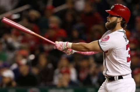 Bryce Harper #34 of the Washington Nationals (Photo by Patrick Smith/Getty Images)