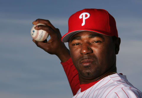 CLEARWATER, FL – FEBRUARY 24: Tom Gordon #45 of the Philadelphia Phillies poses during Photo Day on February 24, 2007 at Brighthouse Networks Field in Clearwater, Florida. (Photo by Al Bello/Getty Images)