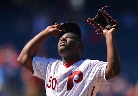 PHILADELPHIA, PA – JULY 09: Hector Neris