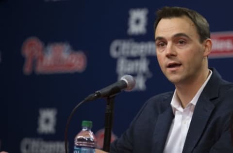 Matt Klentak, Philadelphia Phillies (Photo by Mitchell Leff/Getty Images)