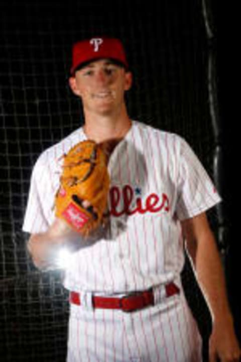 CLEARWATER, FL – FEBRUARY 20: Brandon Leibrandt #69 of the Philadelphia Phillies poses for a portrait on February 20, 2018 at Spectrum Field in Clearwater, Florida. (Photo by Brian Blanco/Getty Images)