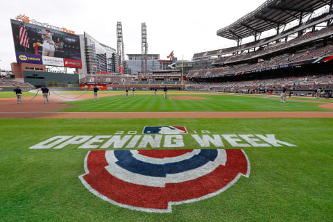 ATLANTA, GA – MARCH 29: A general view of SunTrust Park prior to Opening Day between the Atlanta Braves and the Philadelphia Phillies on March 29, 2018 in Atlanta, Georgia. (Photo by Kevin C. Cox/Getty Images)