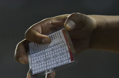 A detail shot of a scouting report (Photo by David Banks/Getty Images)