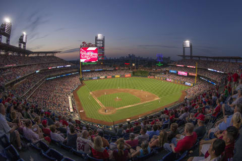 PHILADELPHIA, PA – JUNE 30: A general view of Citizens Bank Park in the top of the seventh inning during the game between the Washington Nationals and Philadelphia Phillies on June 30, 2018 in Philadelphia, Pennsylvania. The Phillies defeated the Nationals 3-2. (Photo by Mitchell Leff/Getty Images)