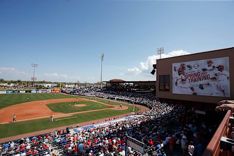 SARASOTA, FL- MARCH 09: A general view of Spectrum Field during the game between the Philadelphia Phillies and the Toronto Blue Jays on March 9, 2017 at Spectrum Field in Clearwater, Florida. (Photo by Justin K. Aller/Getty Images)