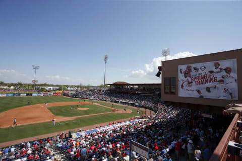 SARASOTA, FL- MARCH 09: A general view of Spectrum Field during the game between the Philadelphia Phillies and the Toronto Blue Jays on March 9, 2017 at Spectrum Field in Clearwater, Florida. (Photo by Justin K. Aller/Getty Images)