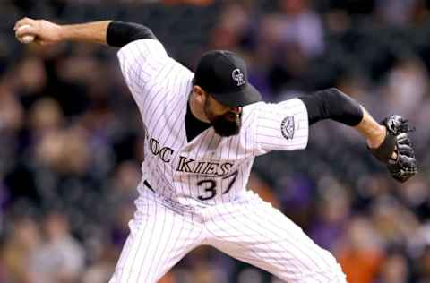 DENVER, CO – AUGUST 05: Pitcher Pat Neshek