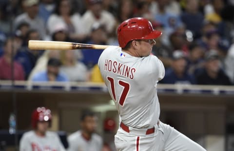 SAN DIEGO, CA – AUGUST 14: Rhys Hoskins