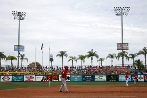 CLEARWATER, FL – MARCH 12: Nick Pivetta #74 of the Philadelphia Phillies in action at third base against the Boston Red Sox during a spring training game at Spectrum Field on March 12, 2017 in Clearwater, Florida. (Photo by Justin K. Aller/Getty Images)