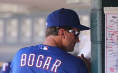 DETROIT, MI – MAY 25: Texas Rangers bench coach Tim Bogar