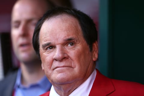 CINCINNATI, OH – JULY 14: Former player and manager Pete Rose looks on prior to the 86th MLB All-Star Game at the Great American Ball Park on July 14, 2015 in Cincinnati, Ohio. (Photo by Elsa/Getty Images)