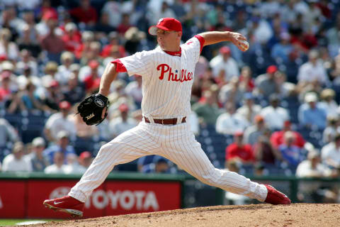 PHILADELPHIA – MAY 19: Billy Wagner #13 of the Philadelphia Phillies pitches in relief against the St. Louis Cardinals at Citizens Bank Park May 19, 2005 in Philadelphia, Pennsylvania. (Photo by Jim McIsaac/Getty Images)