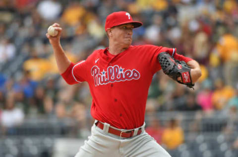 Kyle Gibson #44 of the Philadelphia Phillies (Photo by Justin Berl/Getty Images)