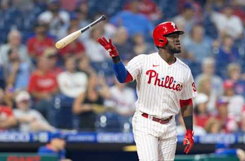 Odubel Herrera #37 of the Philadelphia Phillies (Photo by Mitchell Leff/Getty Images)