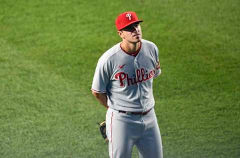 Adam Haseley #40 of the Philadelphia Phillies (Photo by Sarah Stier/Getty Images)